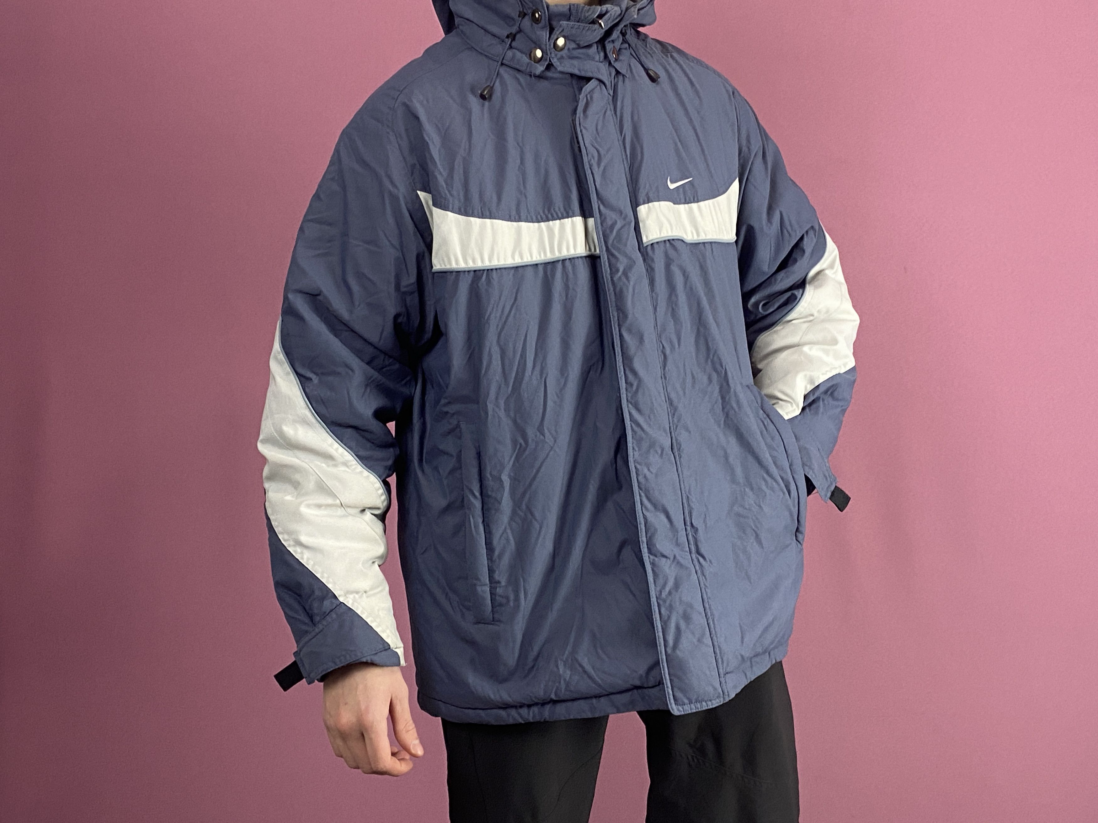 Nike × Vintage 2000s Nike Vintage Men's Light Puffer Jacket - M Size US M / EU 48-50 / 2 - 4 Thumbnail