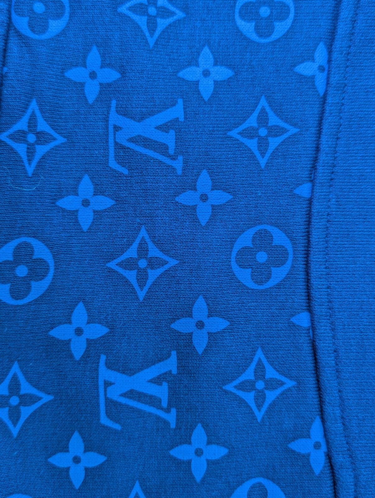 Louis Vuitton LOUIS VUITTON MONOGRAM CIRCLE CUT HOODIE - OCEAN Size US XL / EU 56 / 4 - 3 Thumbnail