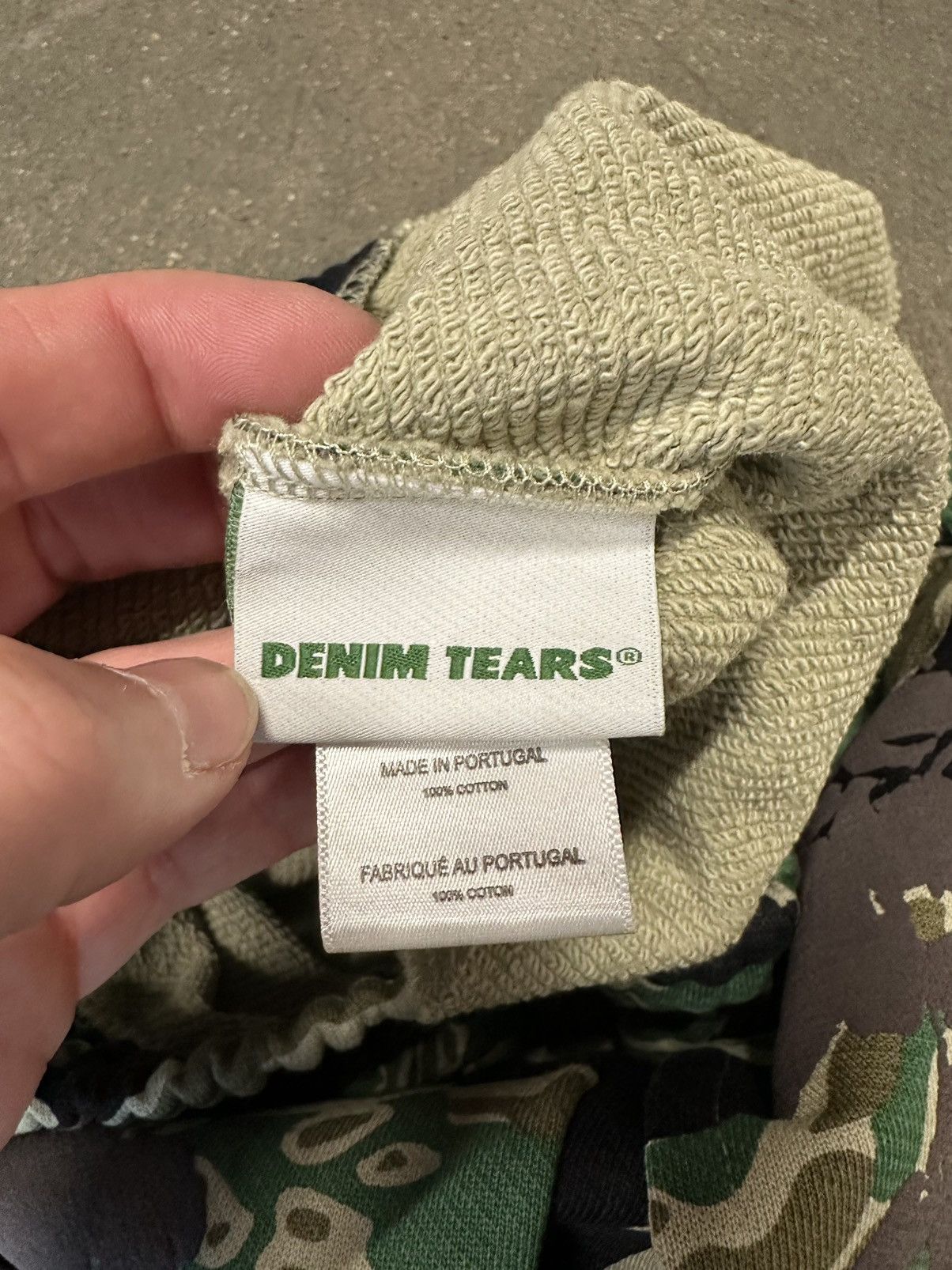 DENIM TEARS Denim tears wreath sweatpants green camo Size US 34 / EU 50 - 4 Thumbnail