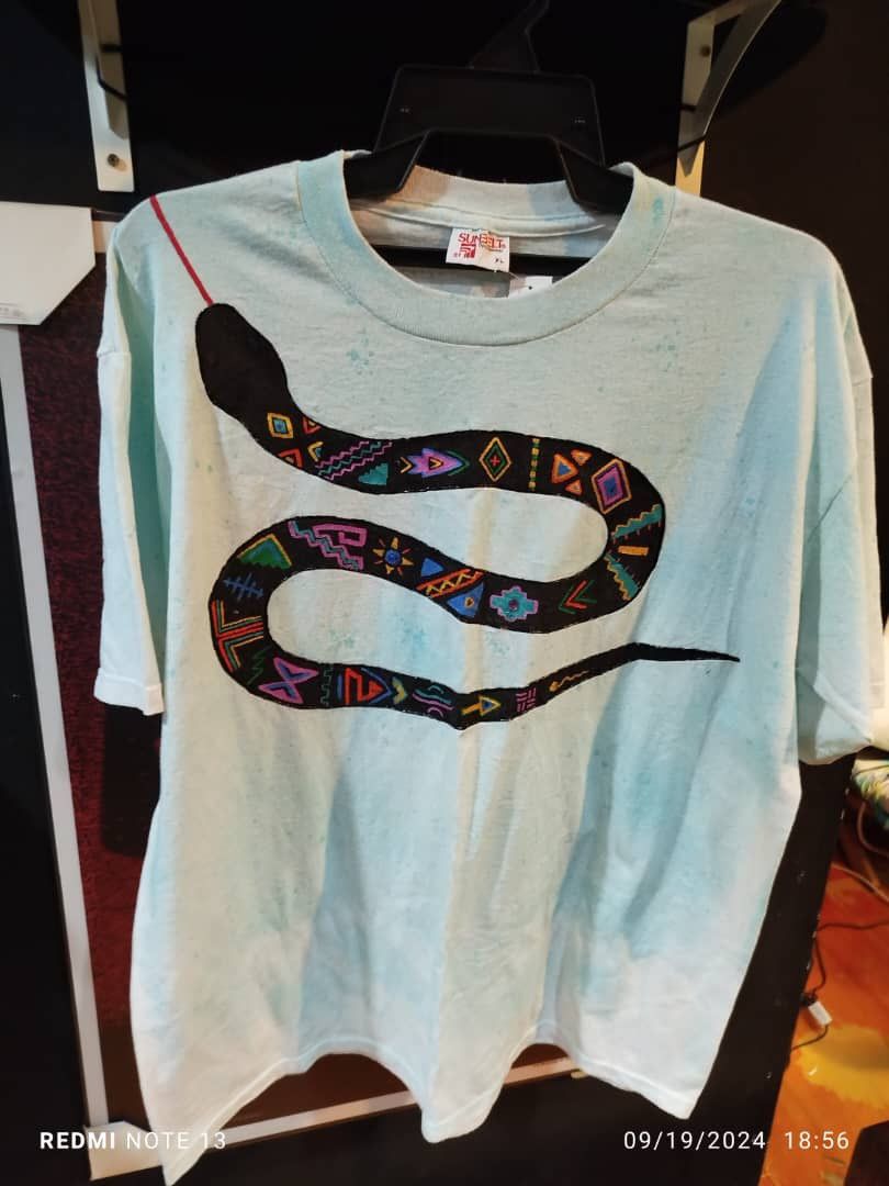 Vintage snake art tee Size US XL / EU 56 / 4 - 1 Thumbnail