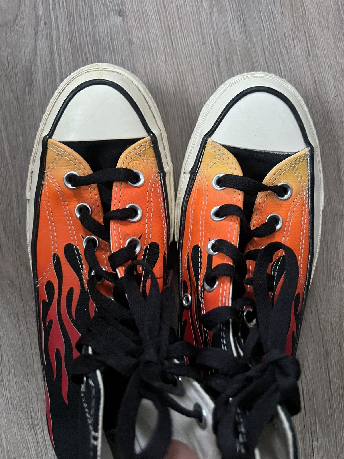 Converse × Japanese Brand Converse all stars fire shoes Size US 7.5 / EU 40-41 - 4 Thumbnail