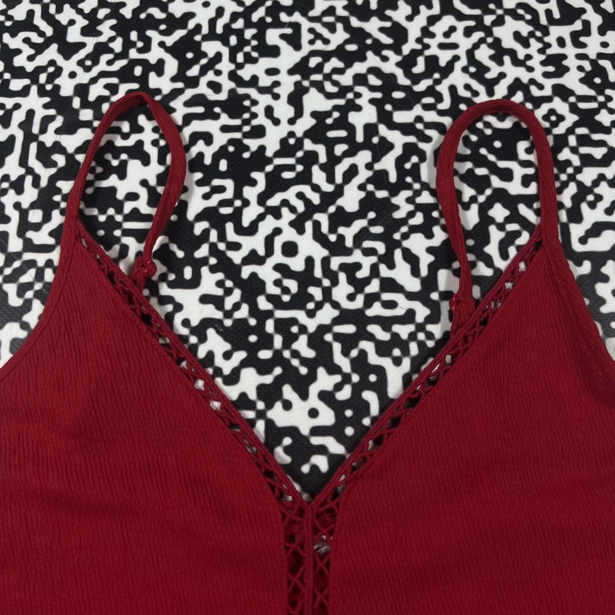 Vintage Vintage Y2K Sexy Retro Red Tank Top Japanese 90s Style Size M / US 6-8 / IT 42-44 - 7 Thumbnail