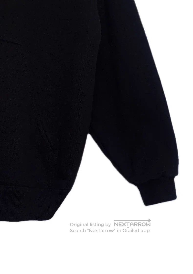 Balenciaga Balenciaga Black Logo Embroidered Cotton Hooded Drawstring Size US XS / EU 42 / 0 - 5 Thumbnail