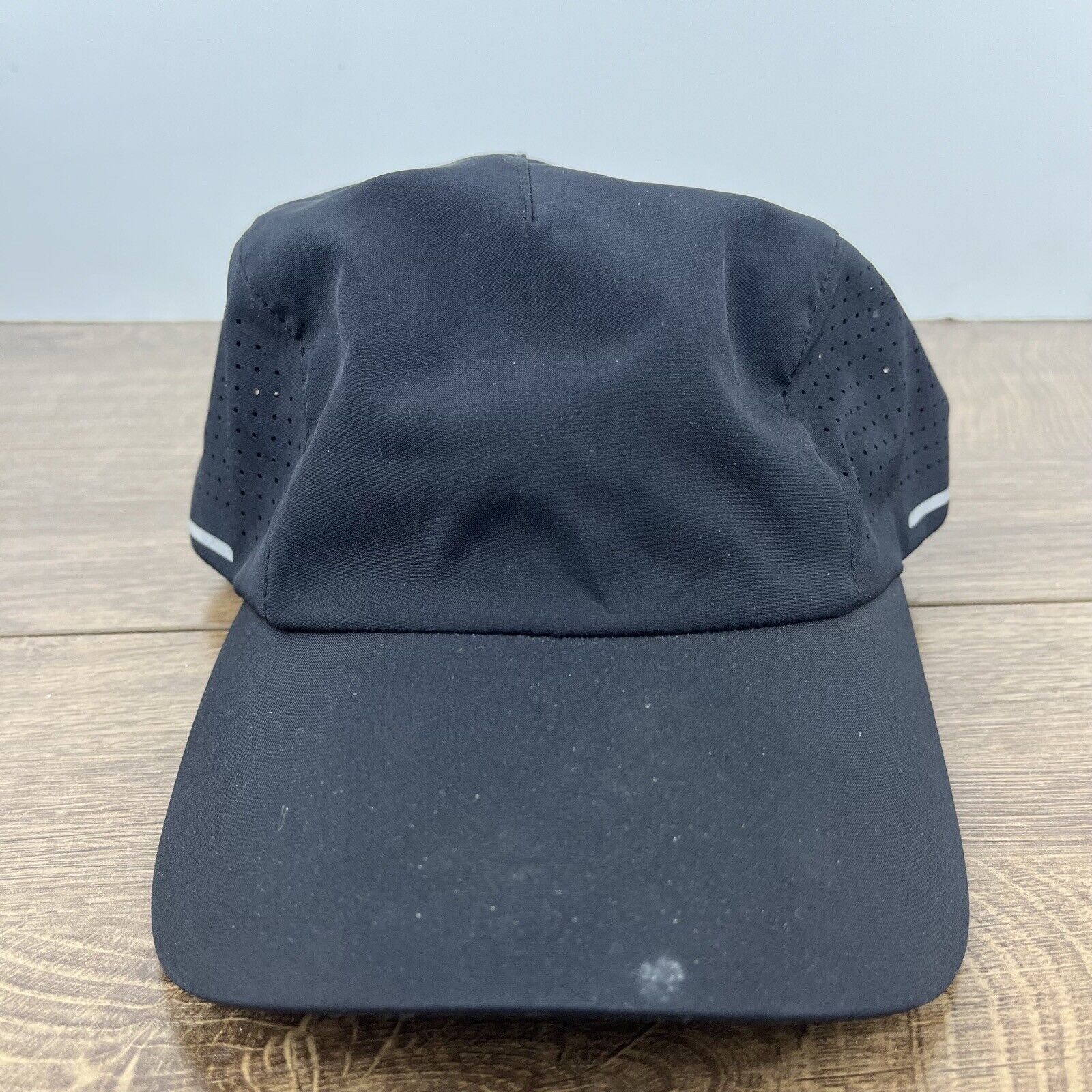 Other Black Athletic Hat Running Hat Black Cap Hat Adjustable Hat Size ONE SIZE - 4 Thumbnail