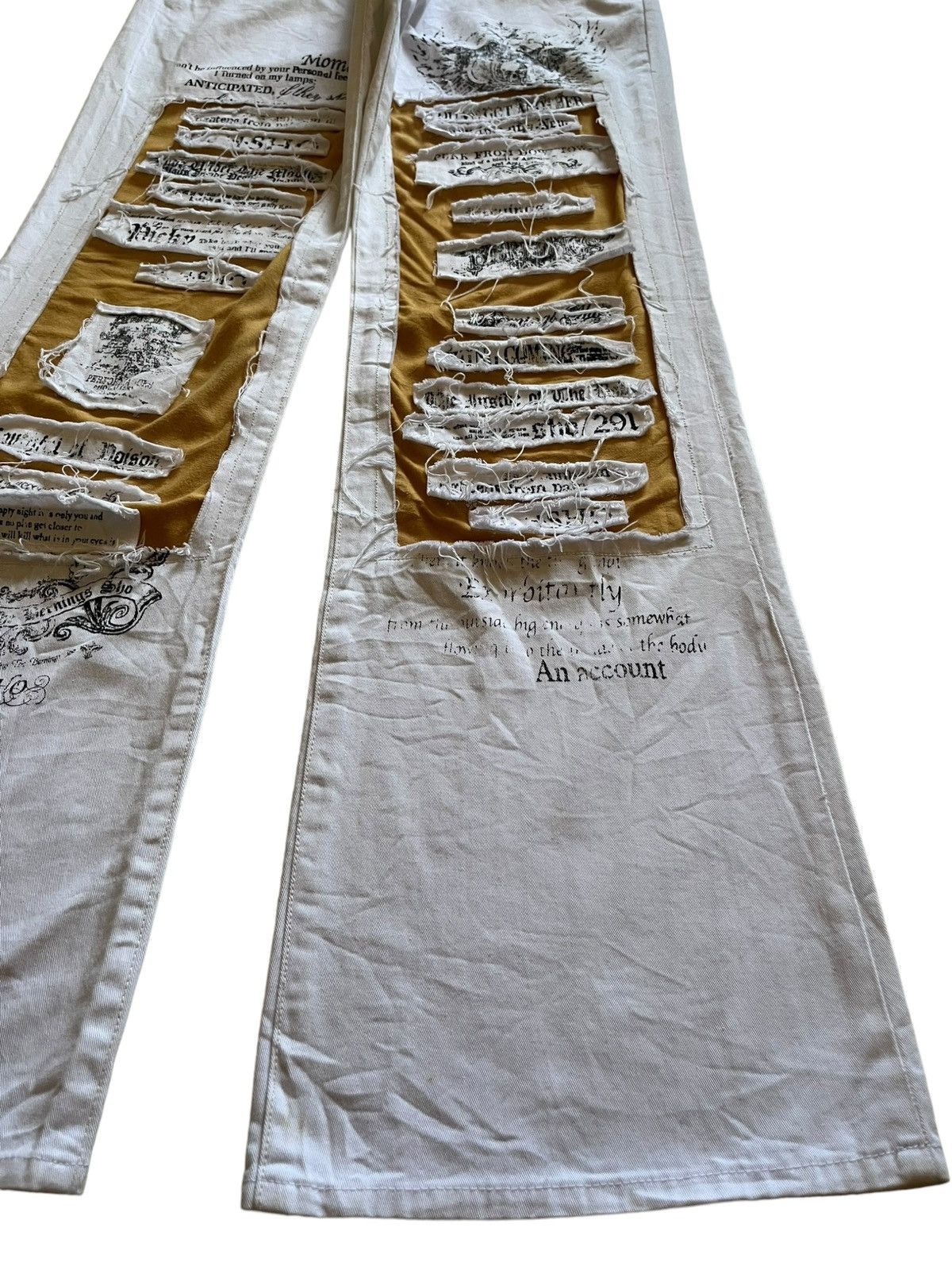 Japanese Brand Vintage Japanese Bernings Sho Flared Patches Jeans Size US 29 - 7 Thumbnail