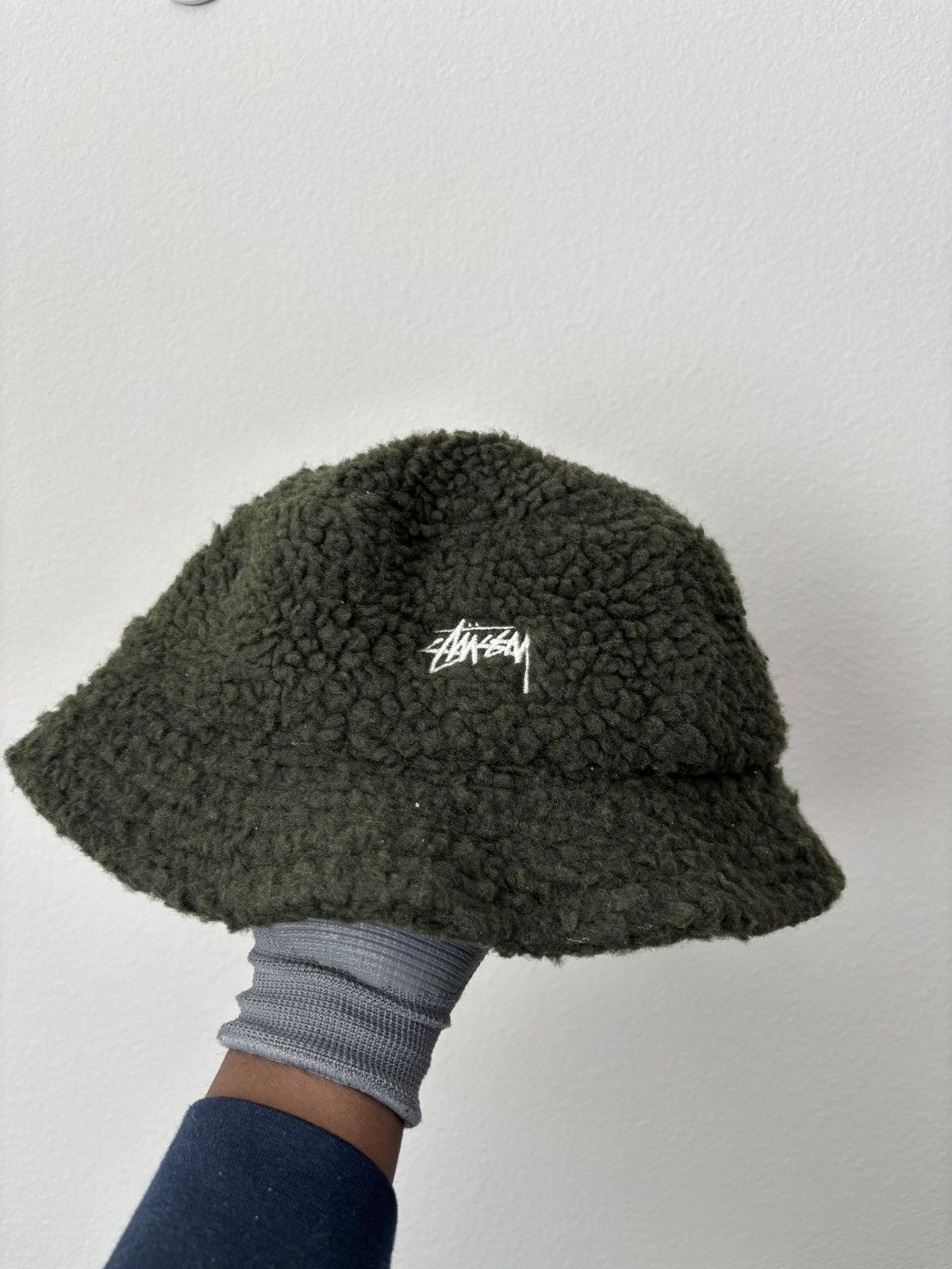 帽子 90s old vtg stussy fade bucket hat XL 90s old vtg stussy fade