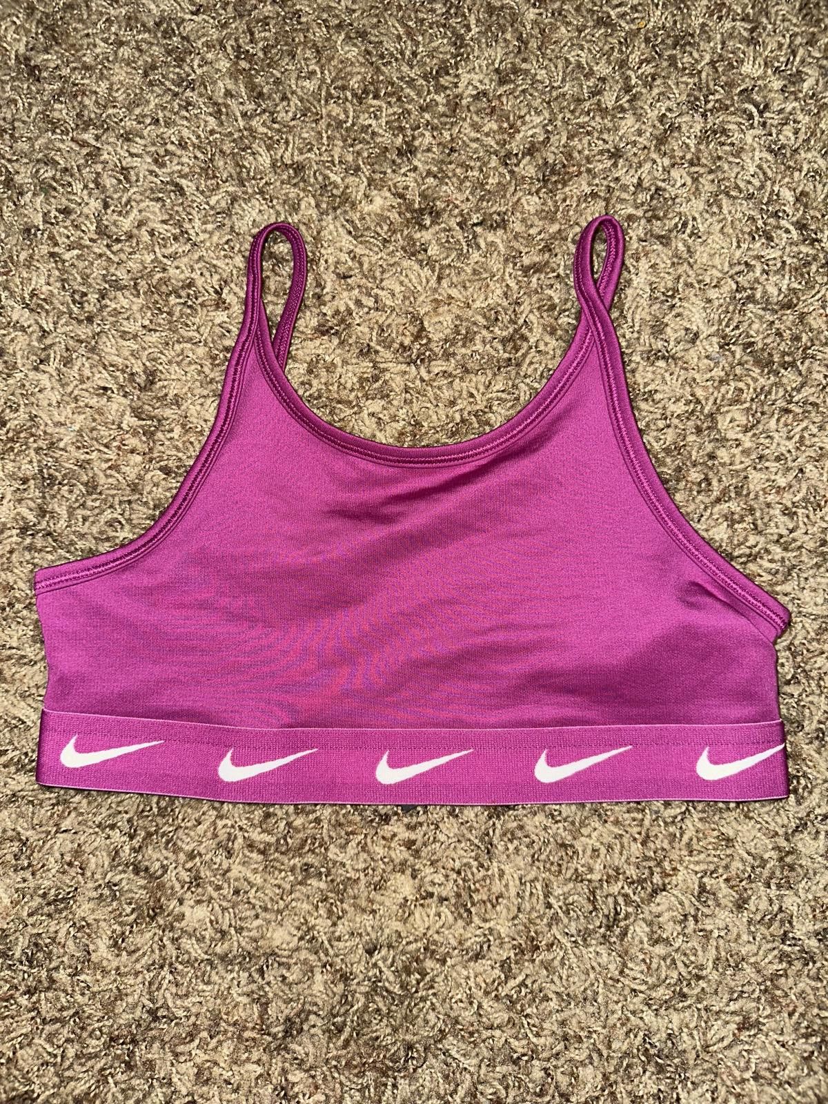 Nike Nike One Big Kids' (Girls') Swoosh Sports Bra Sample Size ONE SIZE - 1 Thumbnail
