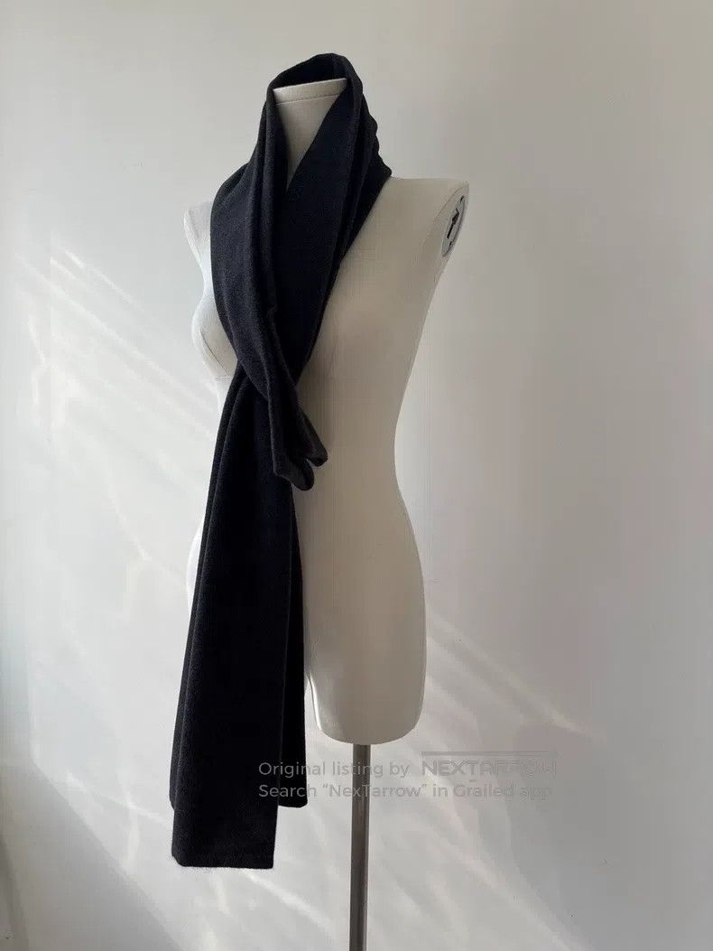 Yohji Yamamoto Yohji Yamamoto 05AW layered cashmere wool scarf Size ONE SIZE - 3 Thumbnail
