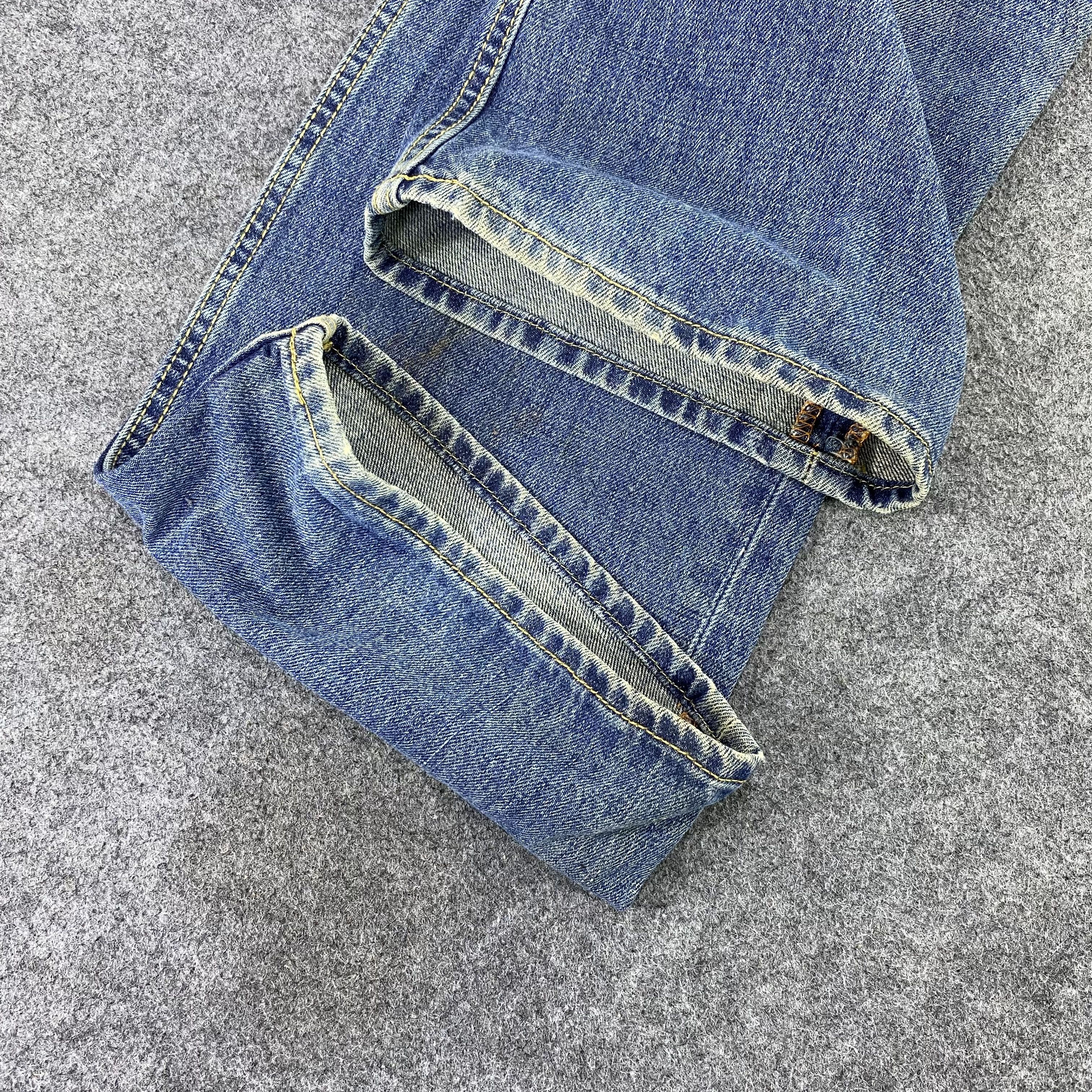 Jean × Mossimo × Vintage Vintage Mossimo Supply Straight Droit Blue Wash Jeans-J1147 Size US 39 - 13 Thumbnail