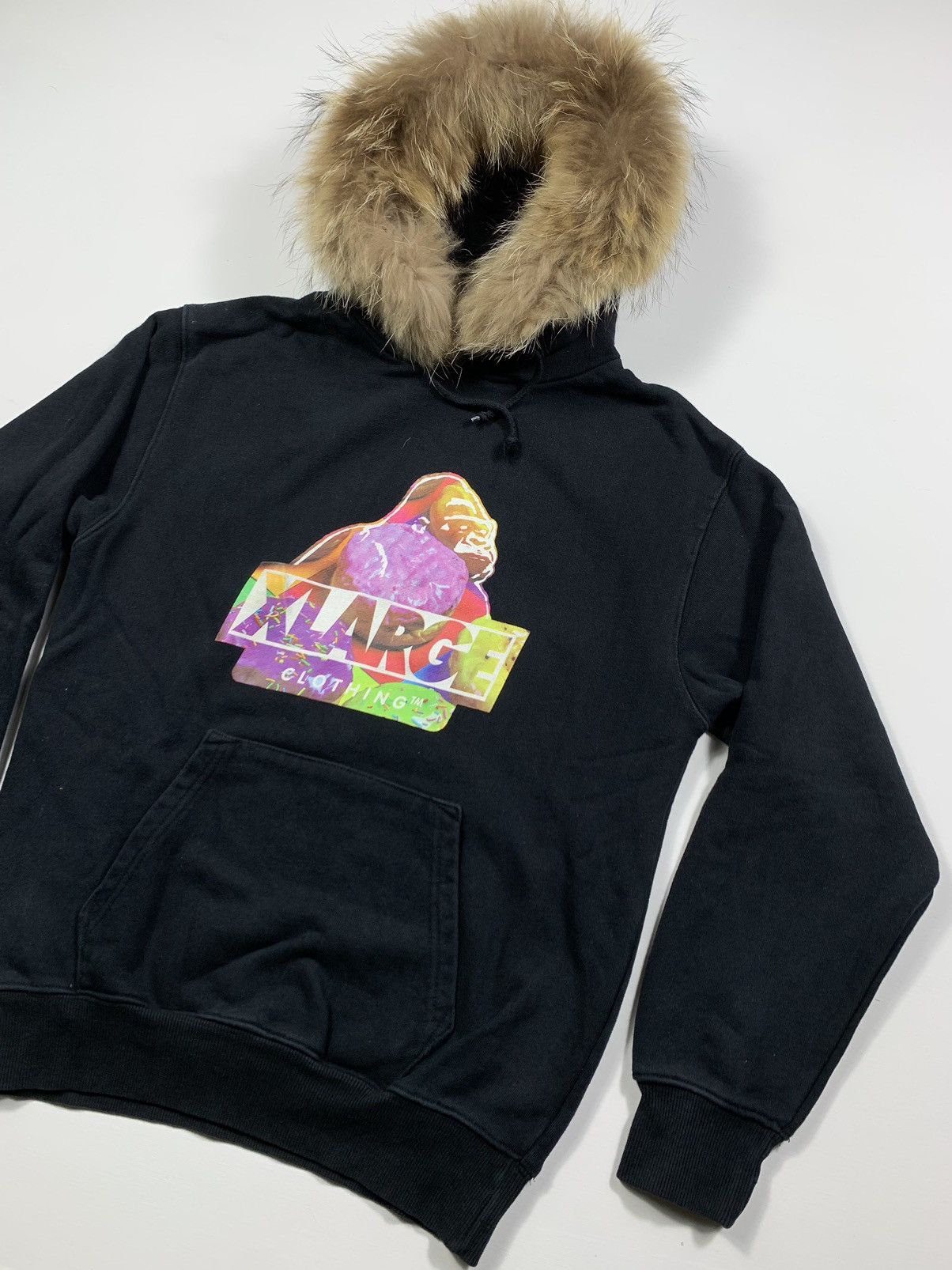 If Six Was Nine × Japanese Brand × Le Grande Bleu (L.G.B.) Xlarge Faux Fur Hoodie y2k Style Size US S / EU 44-46 / 1 - 2 Thumbnail