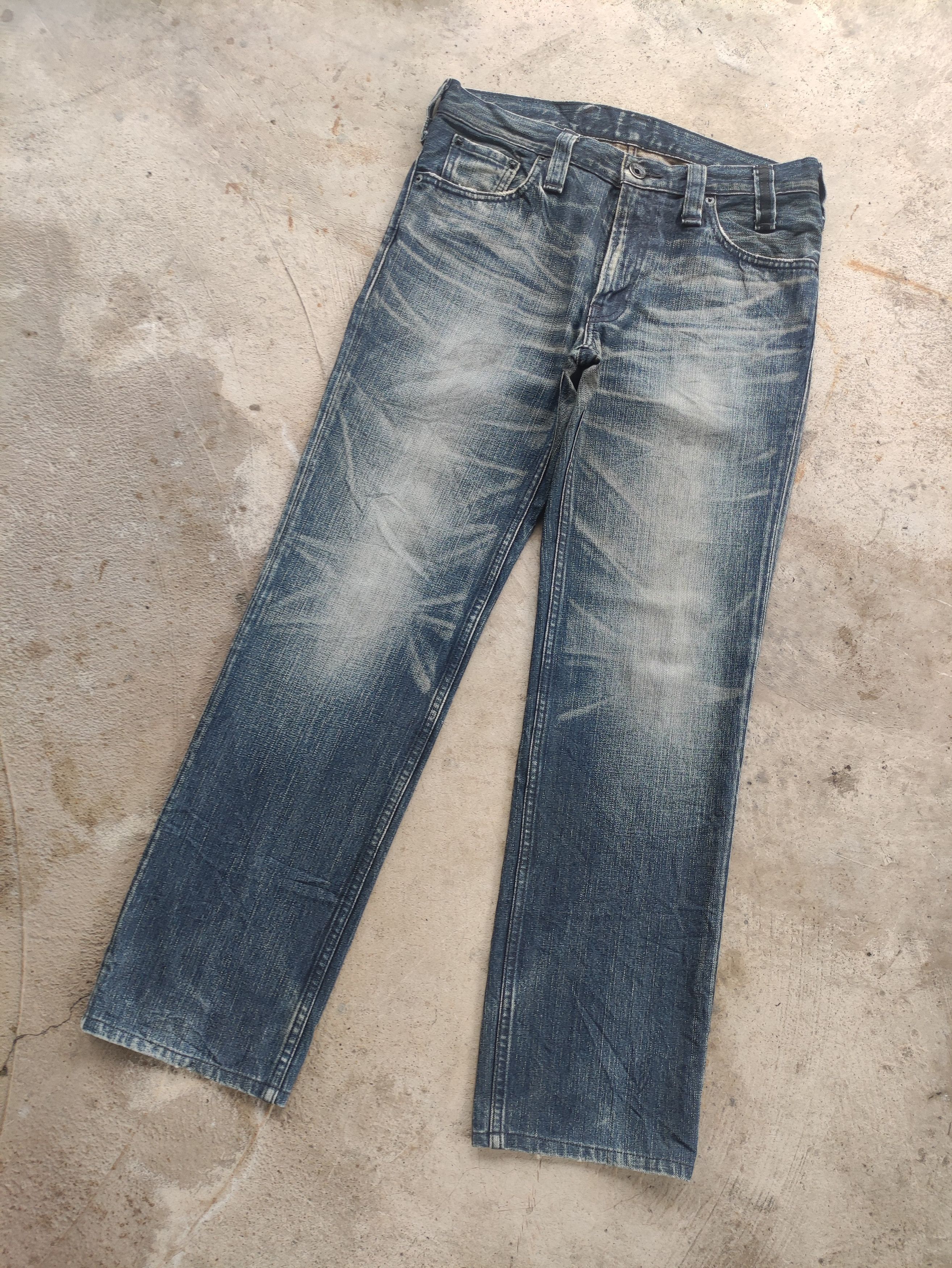 Levi's Vintage Levi's 502 jean Distressed Faded Denim Pants Size US 33 - 2 Thumbnail