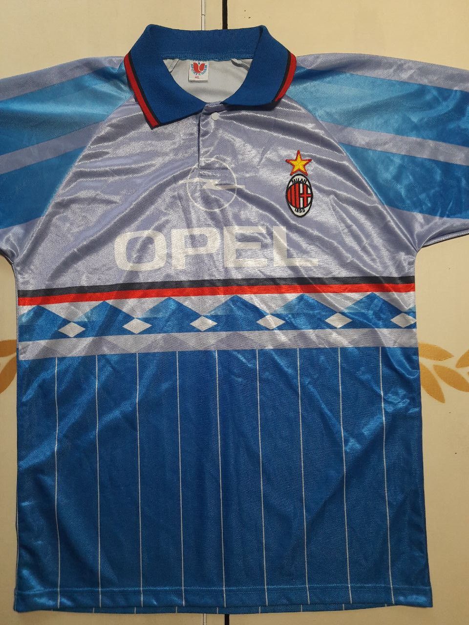 Vintage Milan AC Fan Jersey 1995-1996 Vintage Size US XL / EU 56 / 4 - 5 Thumbnail