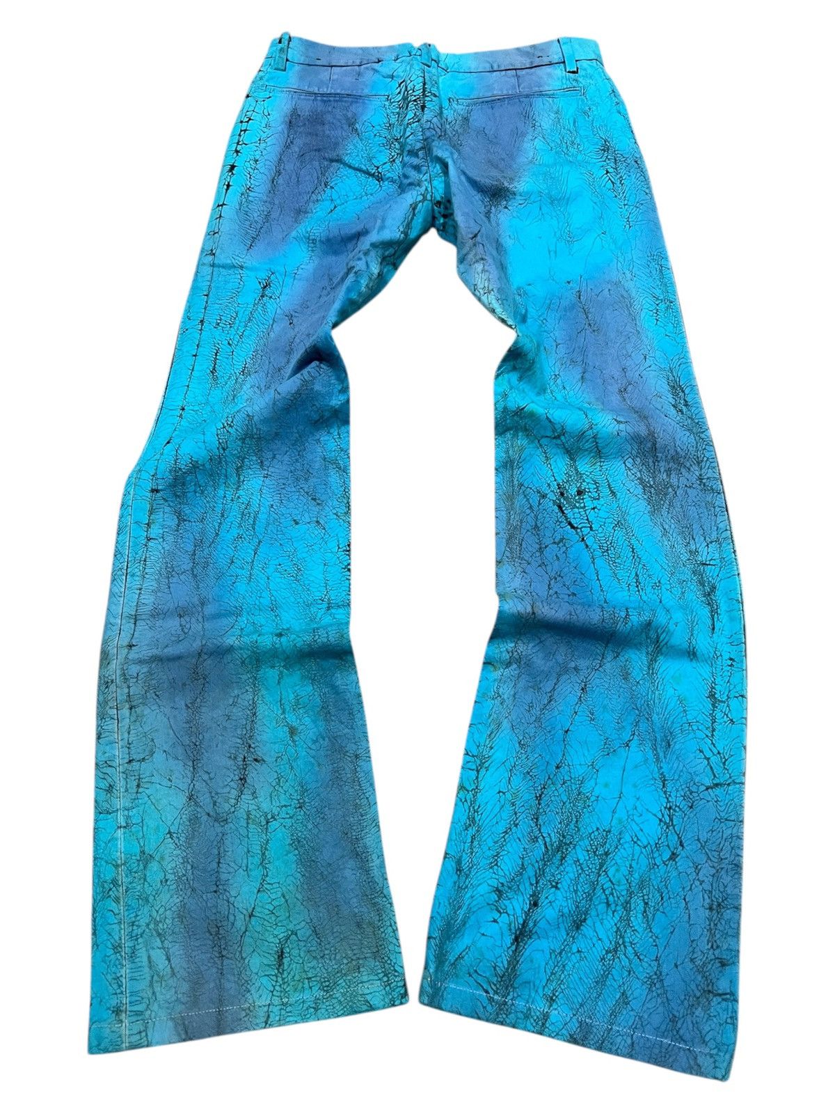 20471120 × Beauty Beast × Hysteric Glamour 5351 Pour Les Hommes Spider Web Flared Pants Size US 30 / EU 46 - 1 Thumbnail