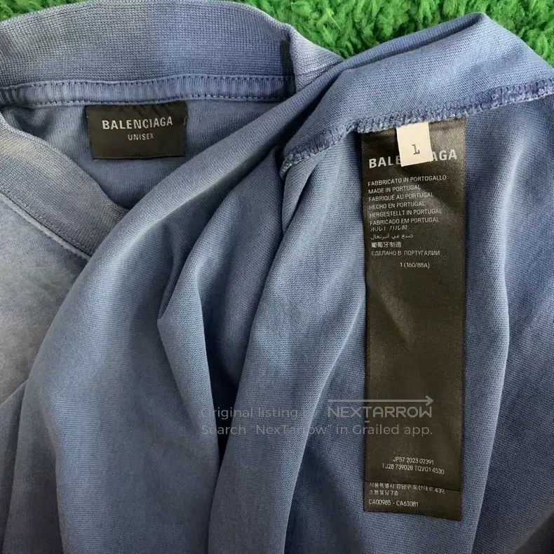 Balenciaga Balenciaga Misty Blue Eiffel Tower Size US S / EU 44-46 / 1 - 4 Thumbnail