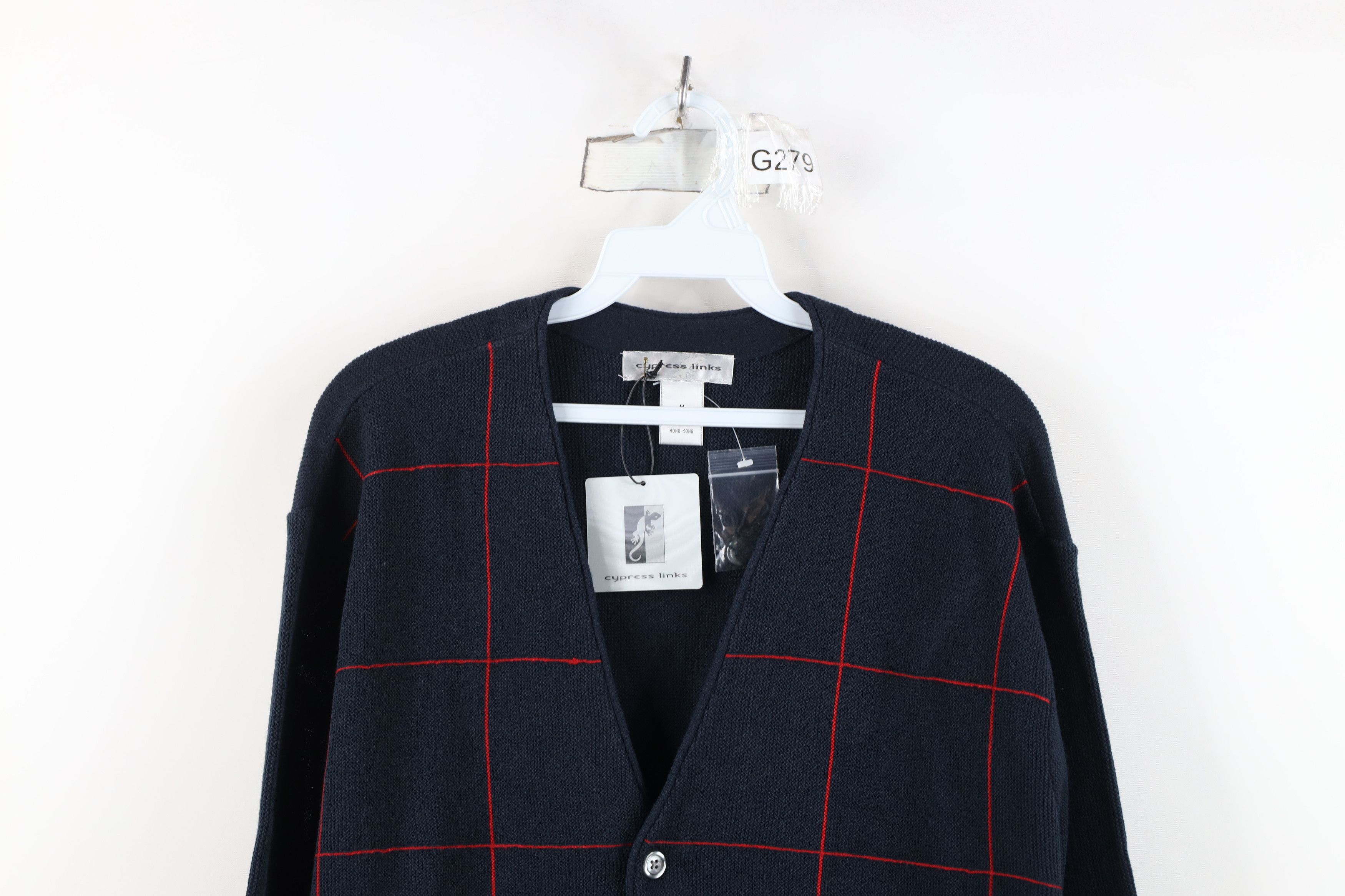 Vintage Deadstock Vintage 90s Streetwear Knit Cardigan Sweater Size US M / EU 48-50 / 2 - 2 Thumbnail