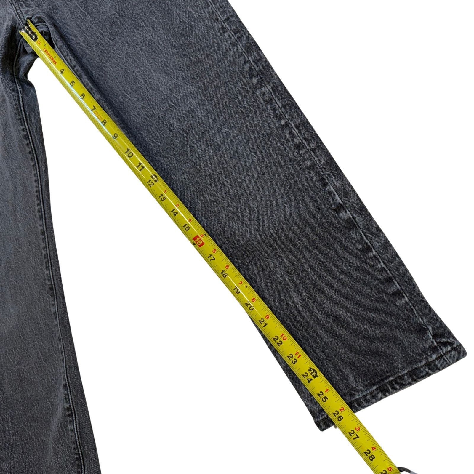 Levi's Levi’s 501 Straight Leg Black Jeans w/ Button Fly Size US 30 / EU 46 - 6 Thumbnail