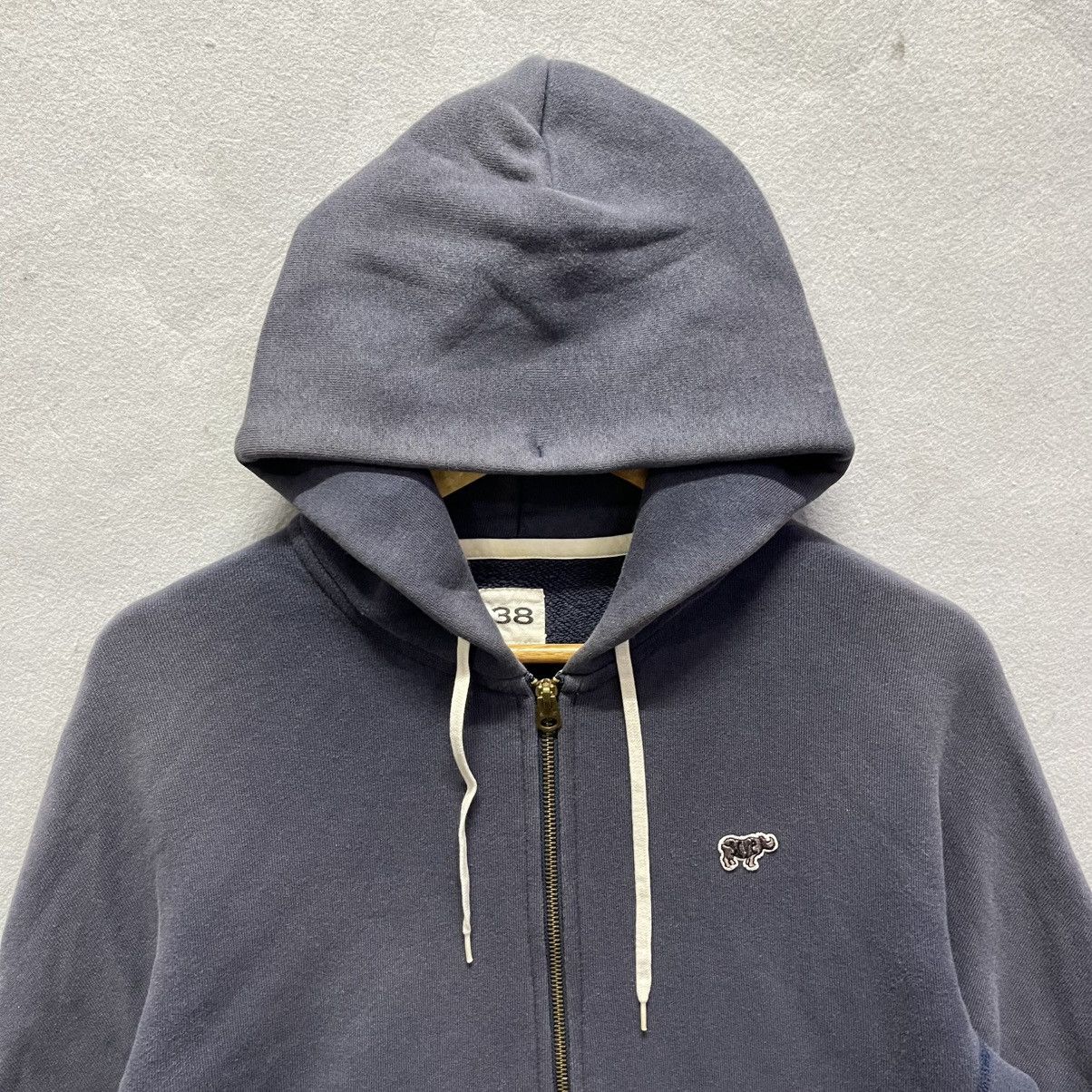 SCYE Vintage Scye Basics Zip-Up Hoodie – Navy Size US M / EU 48-50 / 2 - 2 Thumbnail