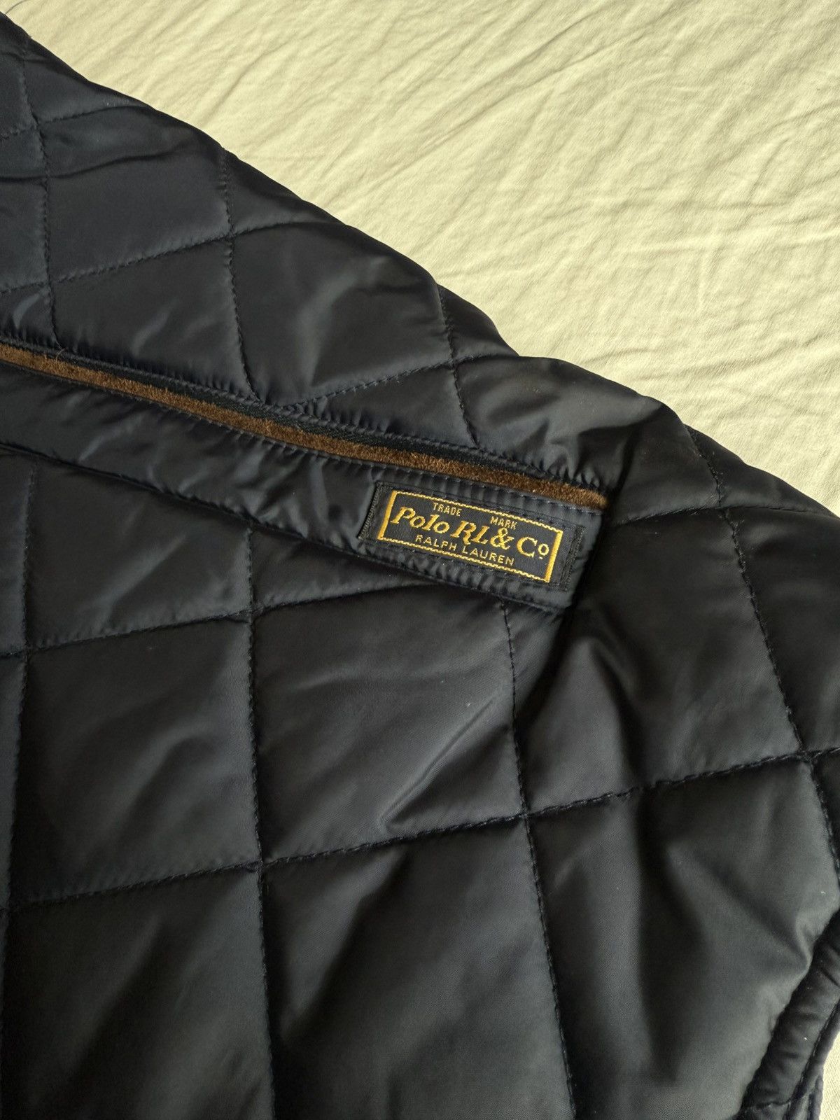 Polo Ralph Lauren Polo Ralph Lauren Diamond Quilted Vest - Navy Size US M / EU 48-50 / 2 - 2 Thumbnail