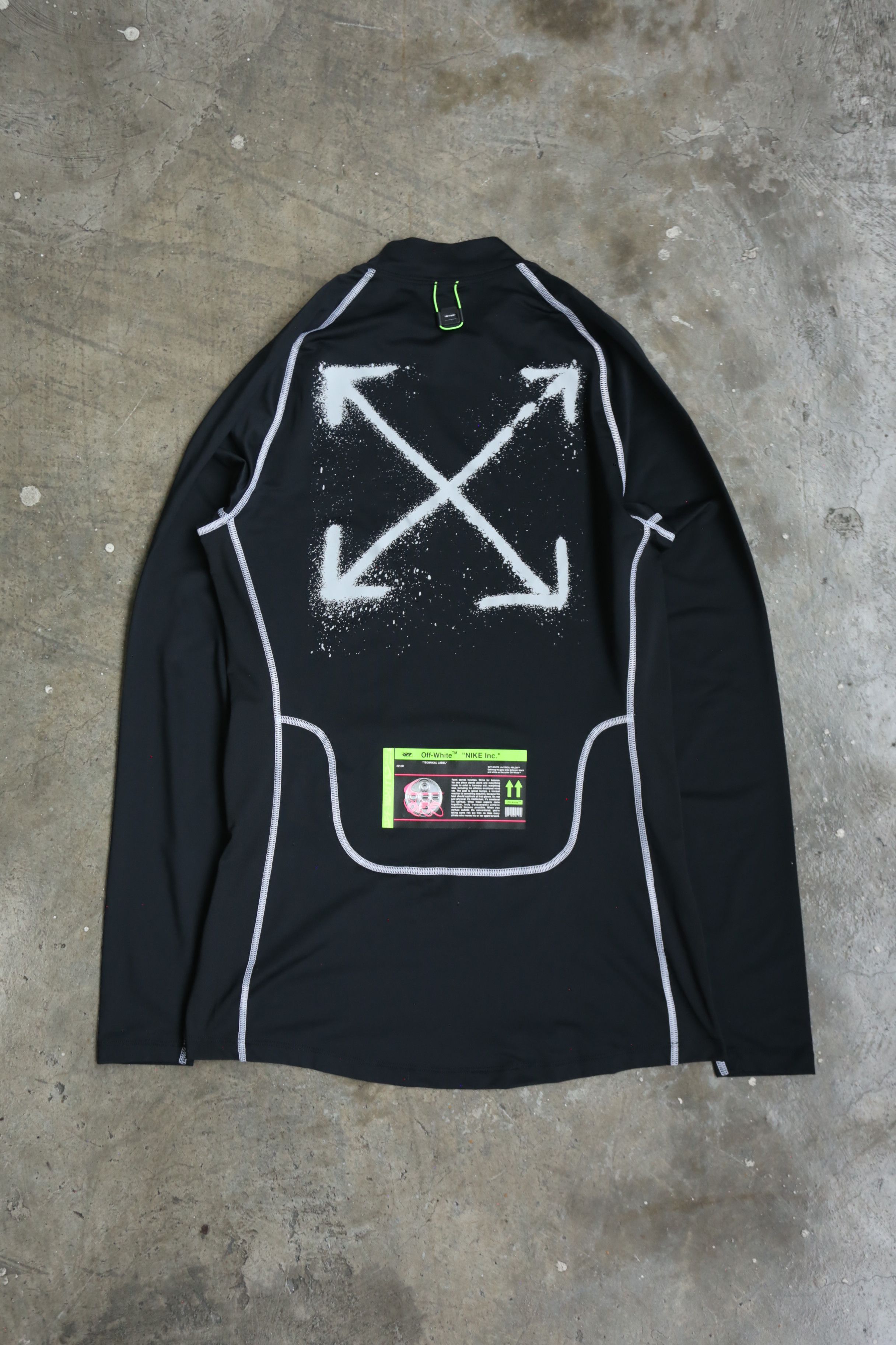 Nike × Off-White Nike - Off White - S/S 20 - NRG Pro L/S Tee Size US L / EU 52-54 / 3 - 1 Thumbnail