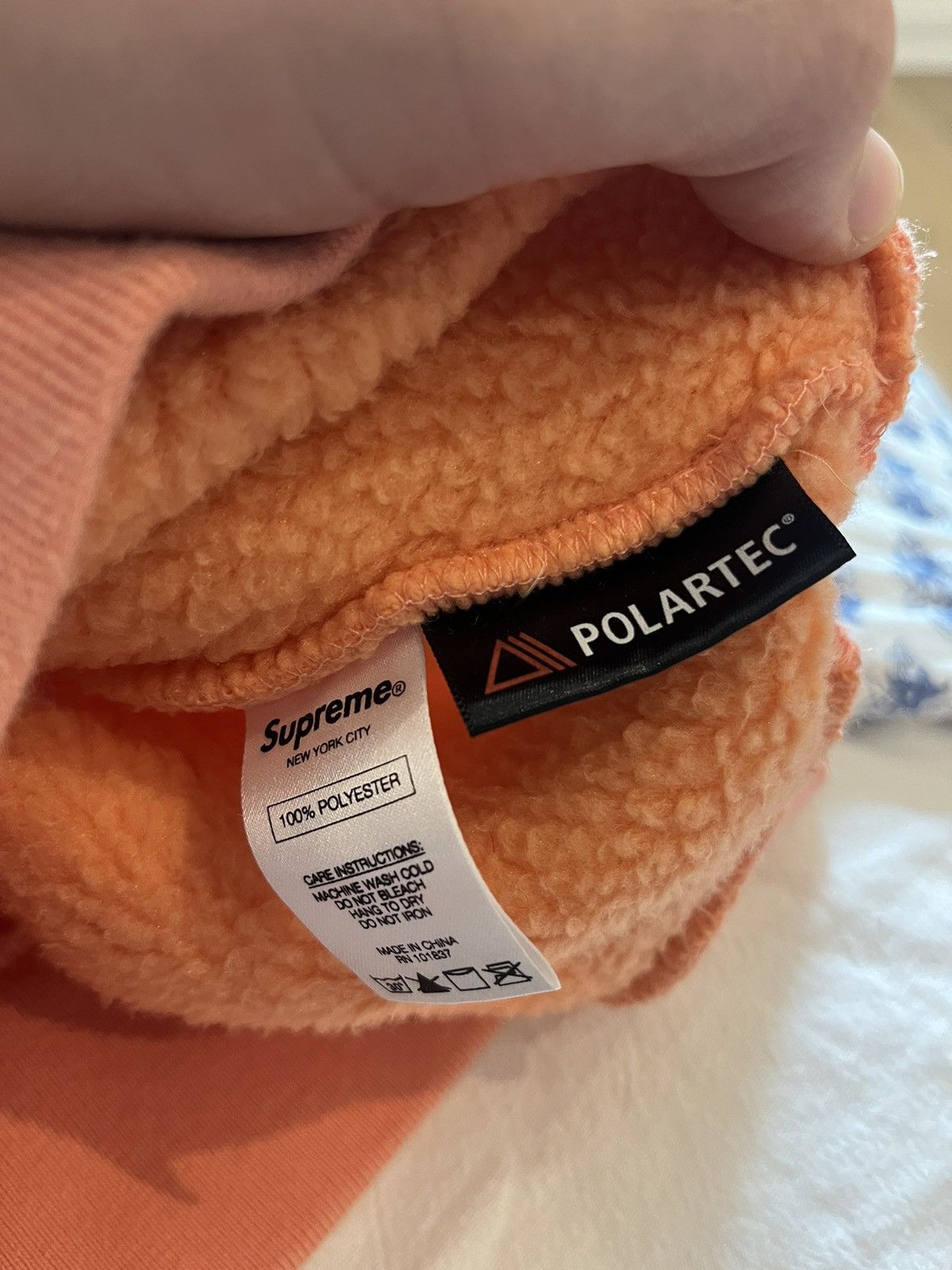 Supreme Arch logo polartec fleece sweatshirt Size US M / EU 48-50 / 2 - 7 Thumbnail
