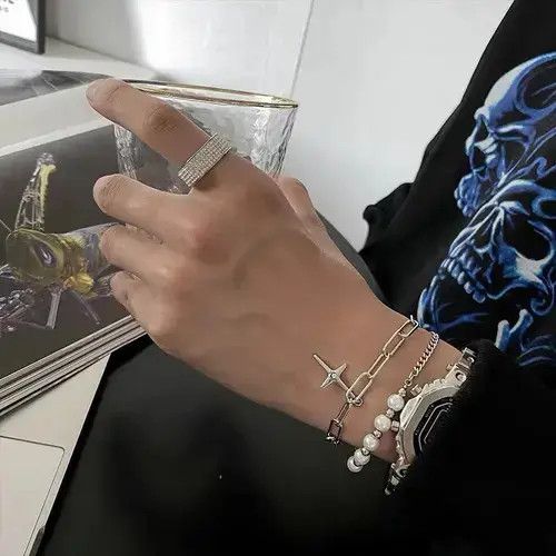 Other Vintage cross pearl bracelet Size ONE SIZE - 2 Thumbnail