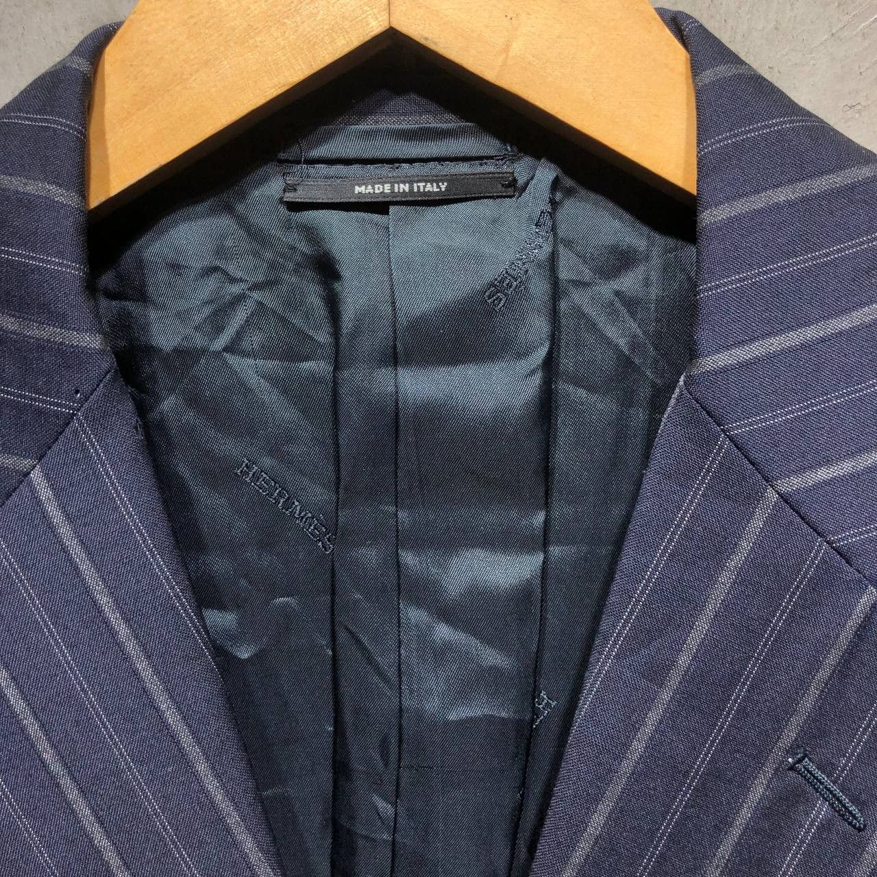 Hermes Hermes Pinstripe Blazer coat Size 48R - 4 Thumbnail