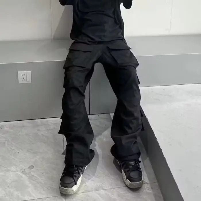 Japanese Brand × Vintage Black Cargo Pants Size US 30 / EU 46 - 3 Thumbnail