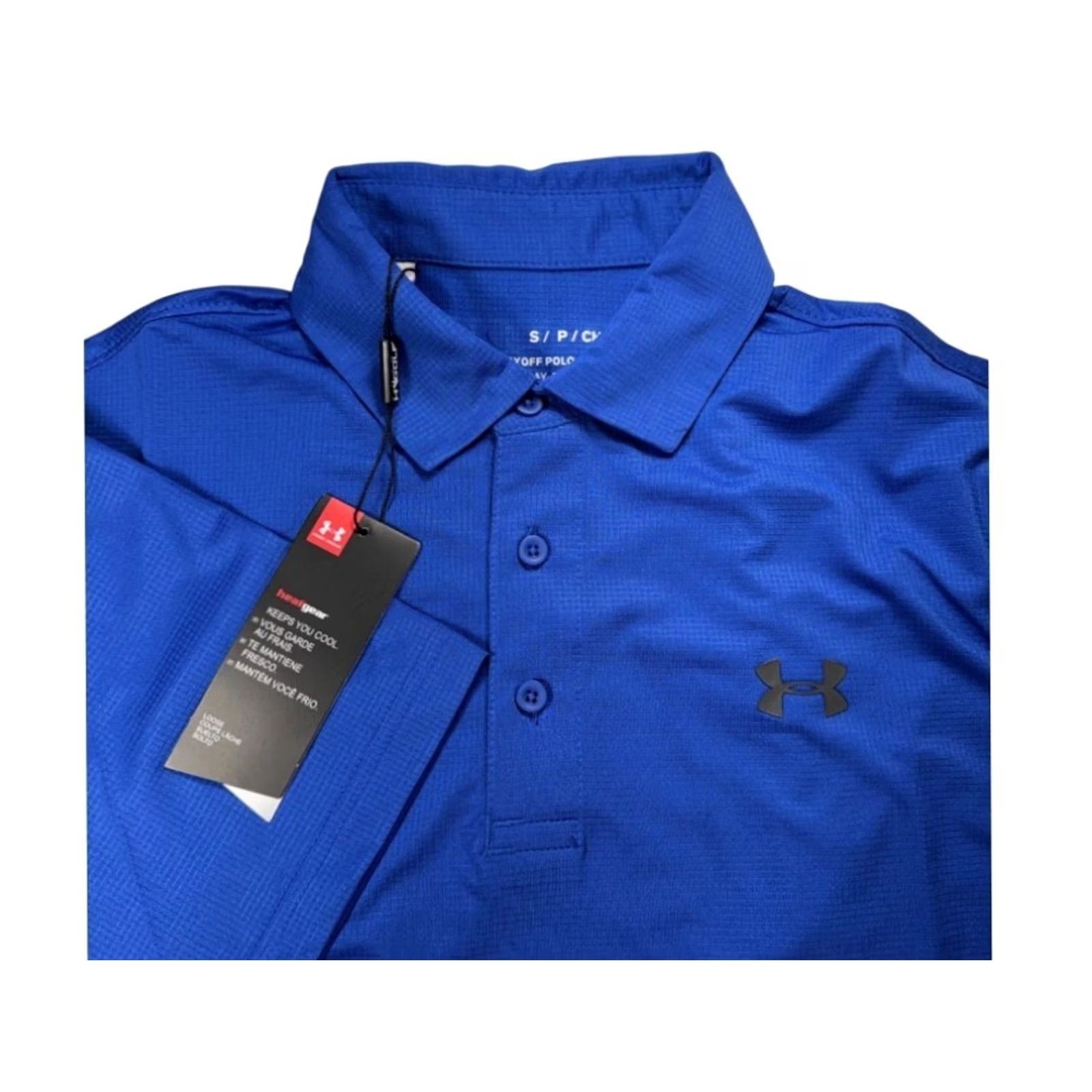 Under Armour Under Armour Golf Polo Shirt Top Playoff Shirt Polo Blue S Mens Athletic Under Armour Golf Regular XS? Size US S / EU 44-46 / 1 - 2 Thumbnail