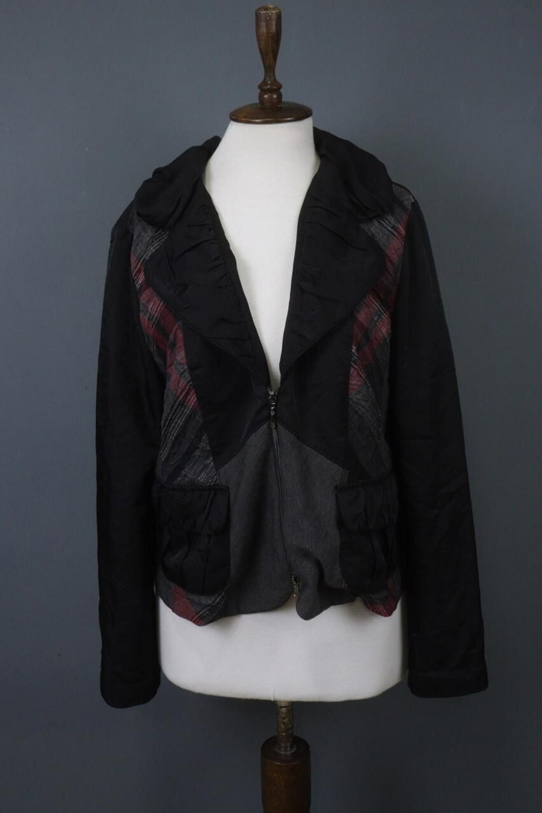 Allsaints AllSaints Multicolor Wool Notch Lapel Basic Jacket Size 10 Size L / US 10 / IT 46 - 1 Thumbnail