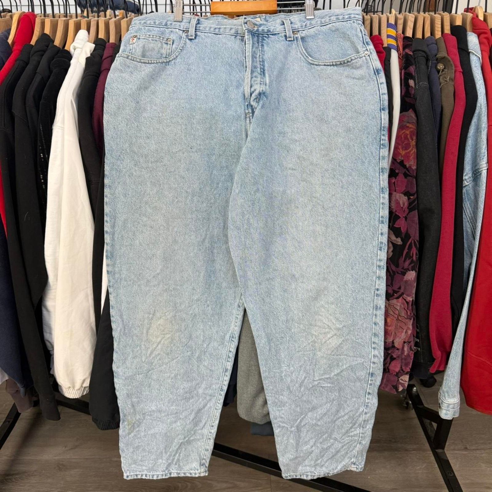 Guess Vintage Guess Baggy And Faded Light Denim Jeans Size US 38 / EU 54 - 1 Thumbnail