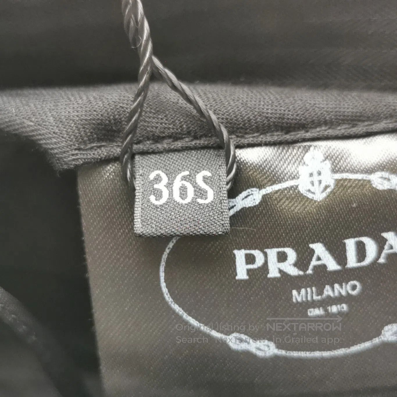 Prada Prada Black Wool Blend Long Trousers Size 36 . Size 35" - 5 Thumbnail