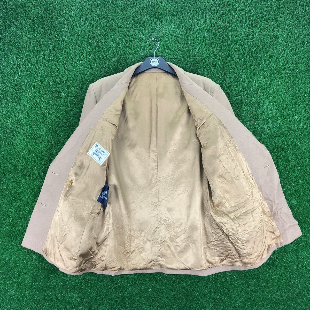 Burberry Vintage 90's Burberrys Blazer Double Breasted Gold Button Size US S / EU 44-46 / 1 - 9 Thumbnail