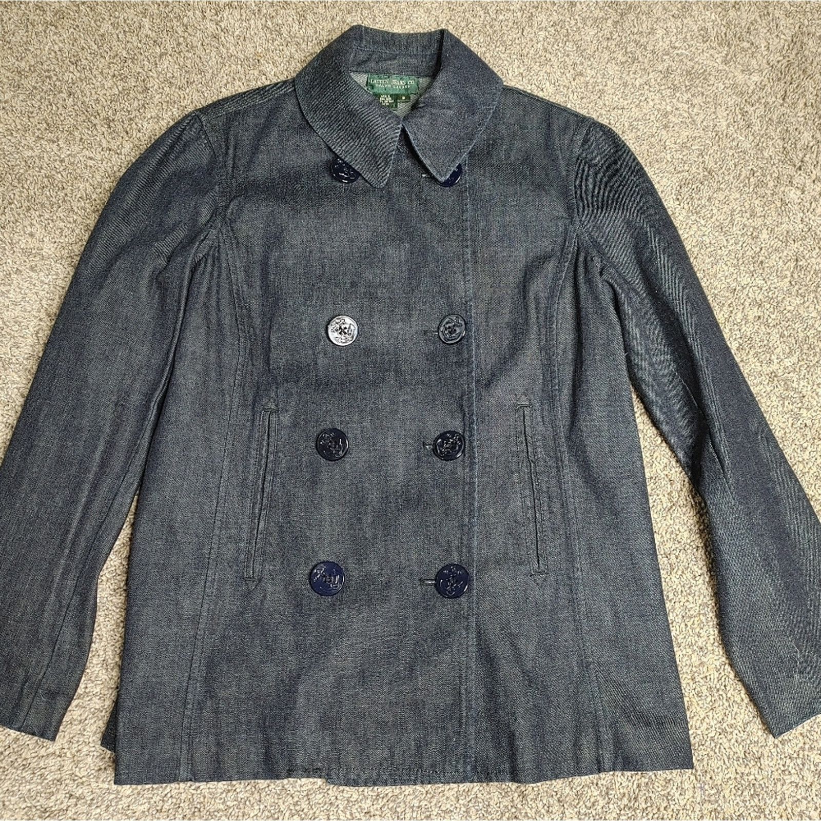 Lauren Ralph Lauren Lauren Jeans Co Ralph Lauren Jean Jacket double breast small Size S / US 4 / IT 40 - 1 Thumbnail