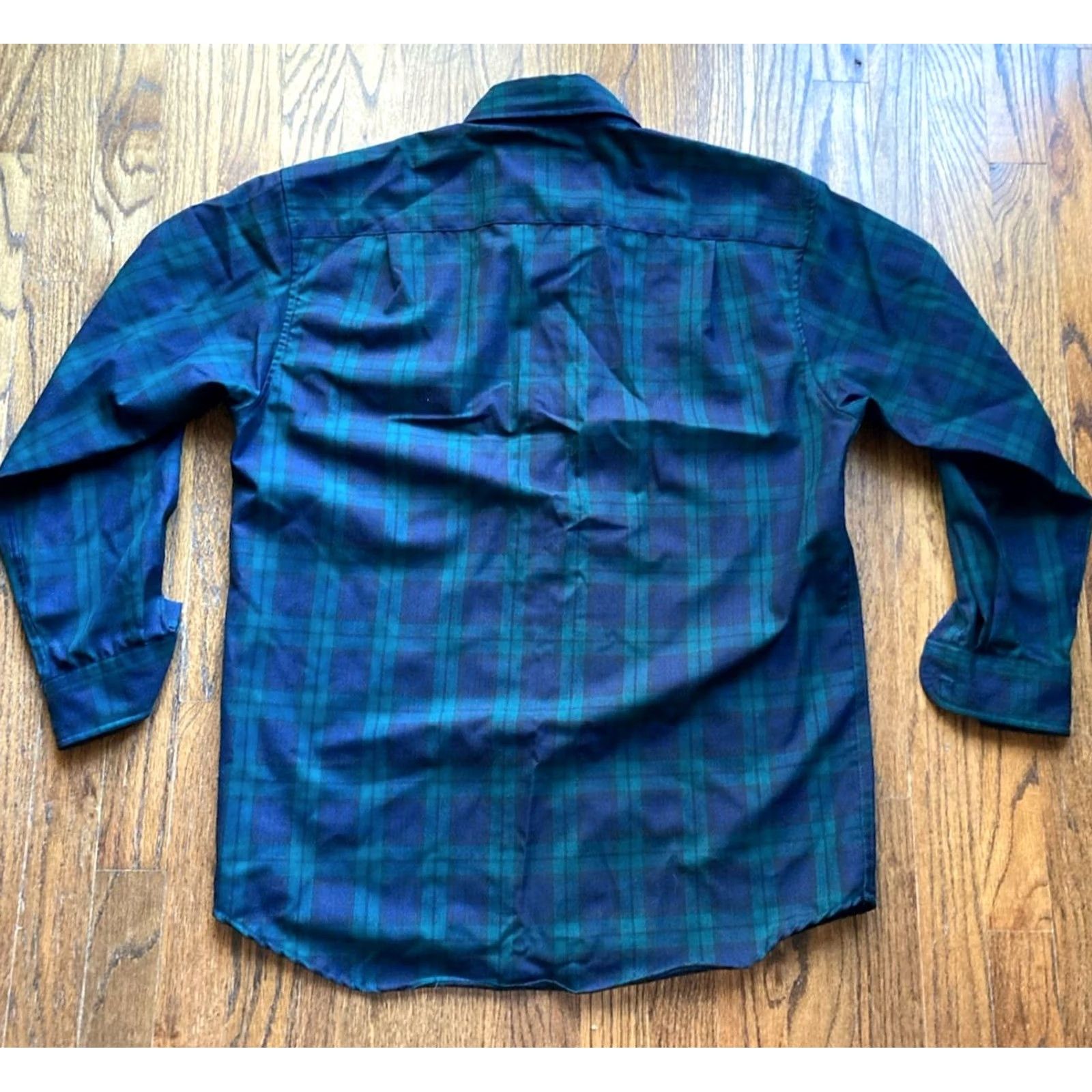 Pendleton VINTAGE Pendleton Shirt Mens Medium Blackwatch Tartan Worsted Wool Button Up Sir Size US M / EU 48-50 / 2 - 7 Thumbnail