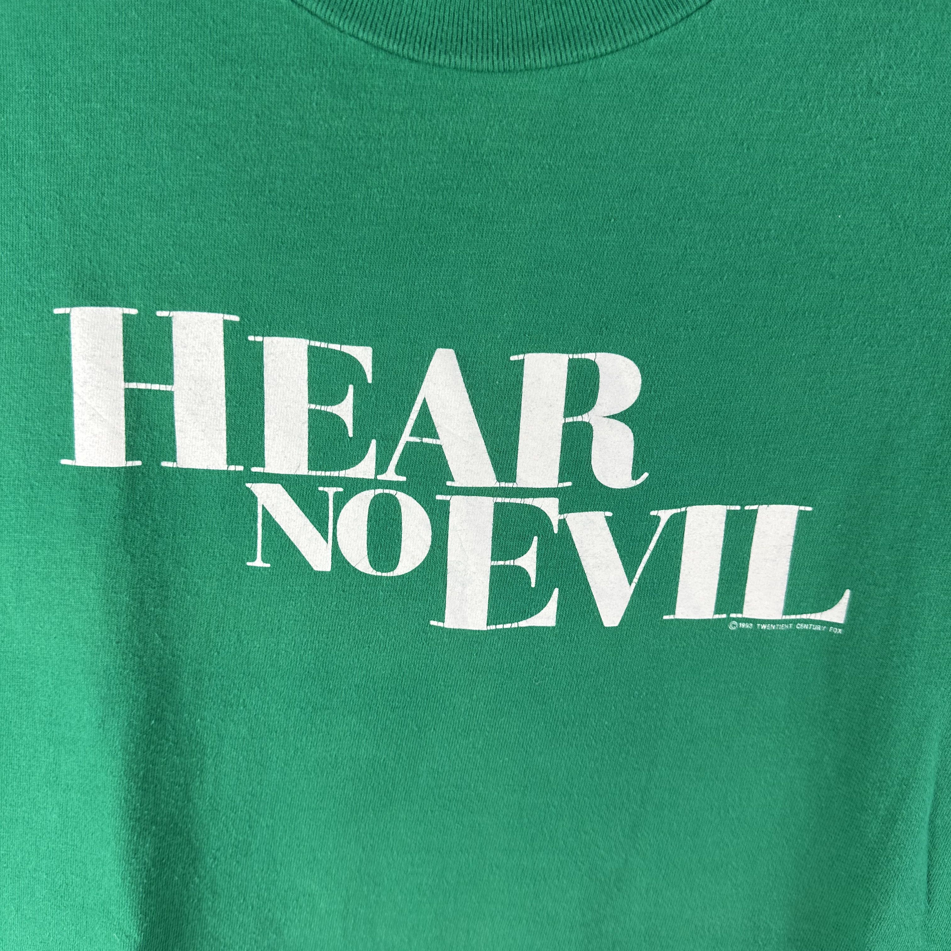 Vintage Vintage 1993 Hear No Evil Movie Promo Single Stitch T-Shirt Size US XL / EU 56 / 4 - 2 Thumbnail