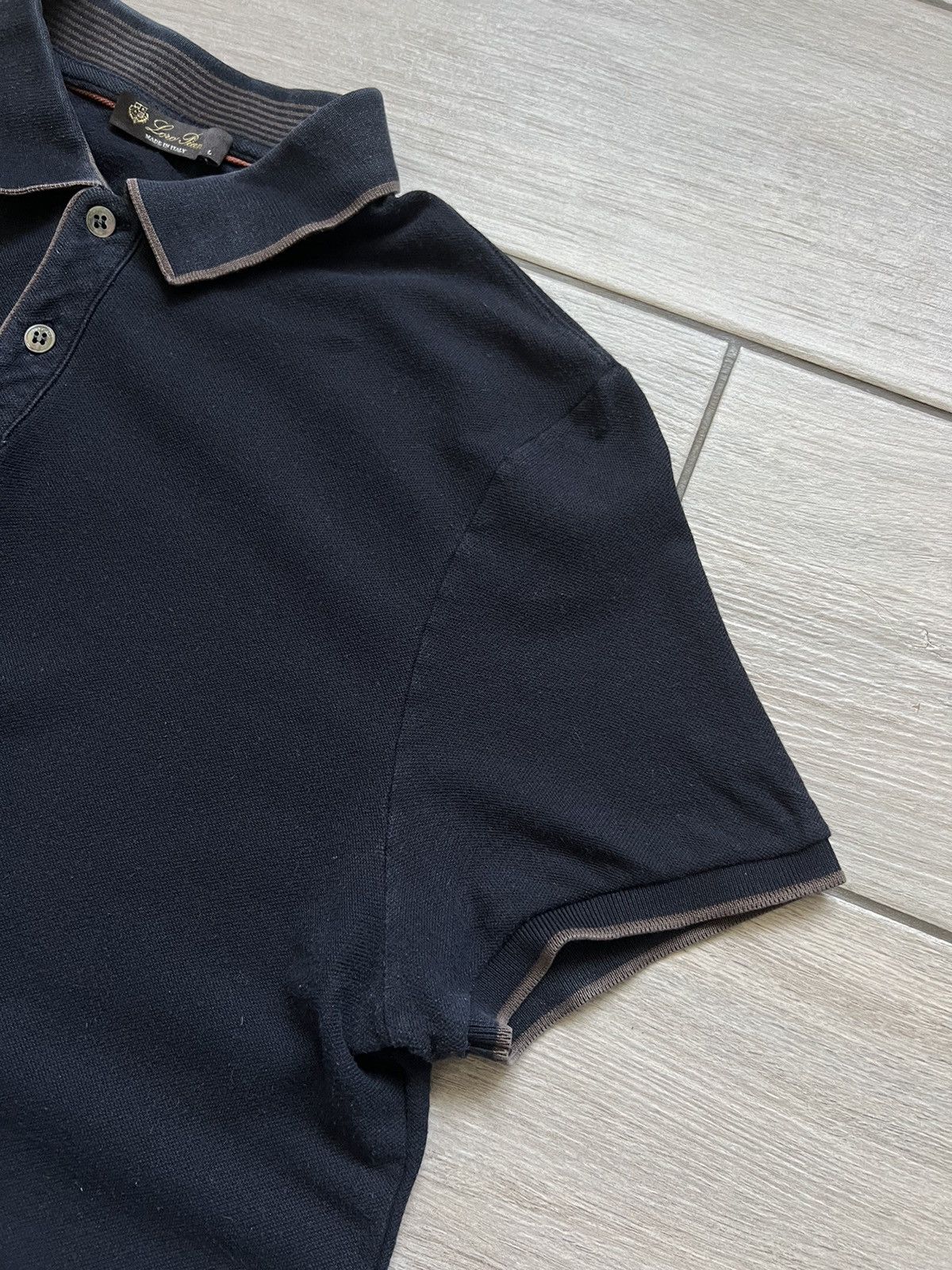 Loro Piana Blue Loro Piana Polo Old Money Size US L / EU 52-54 / 3 - 6 Thumbnail