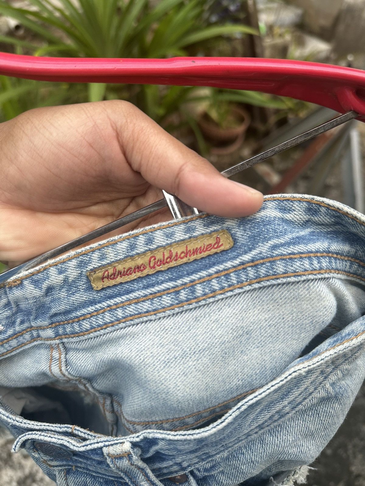 AG Adriano Goldschmied 👹Vintage THRASHED AG Adriano Goldschmeid Baggy Jeans Size US 30 / EU 46 - 9 Thumbnail