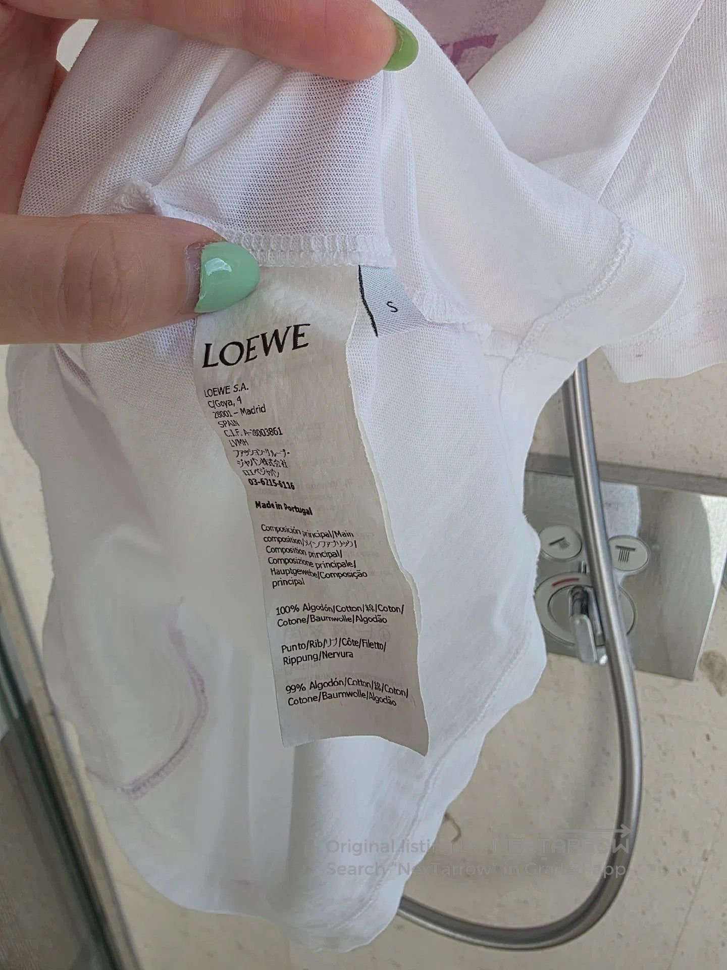 Loewe LOEWE White Graphic Short Sleeve T-shirt. Size US S / EU 44-46 / 1 - 3 Thumbnail