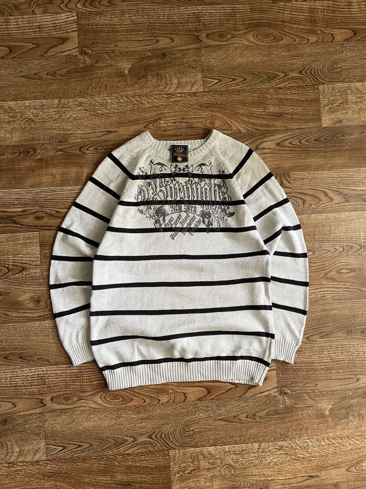 Japanese Brand Fishbone avant garde vintage tribal y2k Japanese anarchy Size US L / EU 52-54 / 3 - 1 Thumbnail