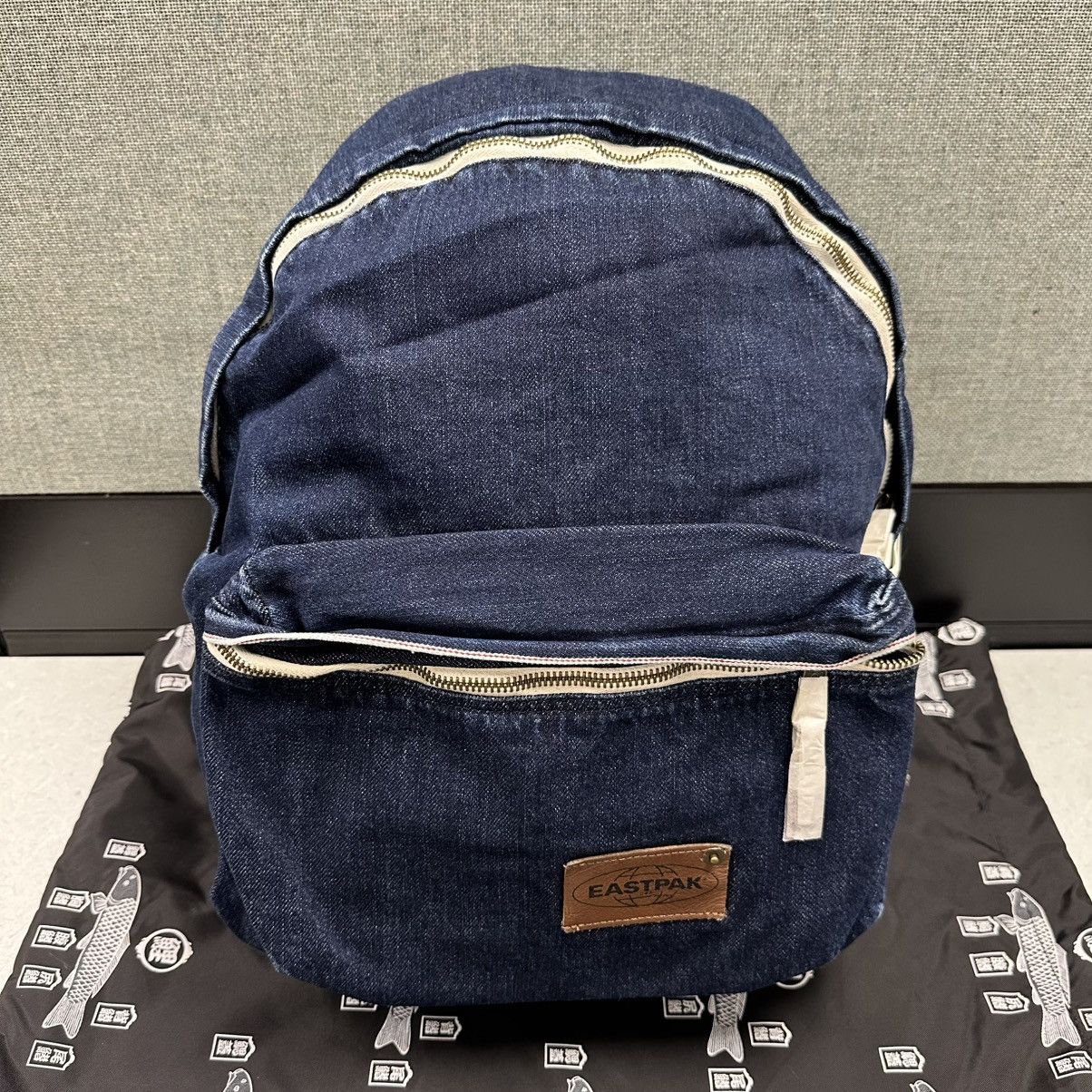 Eastpak Eastpak Padded Pak'r Japanese Kuroki Selvedge Denim Backpack Size ONE SIZE - 1 Thumbnail