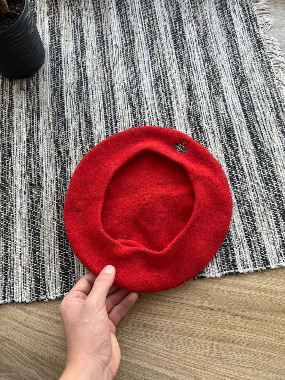 Vivienne Westwood VIVIENNE WESTWOOD BERET RED WOOMEN’S WOOL HAT LIMITEDEDITION Size ONE SIZE - 1 Thumbnail