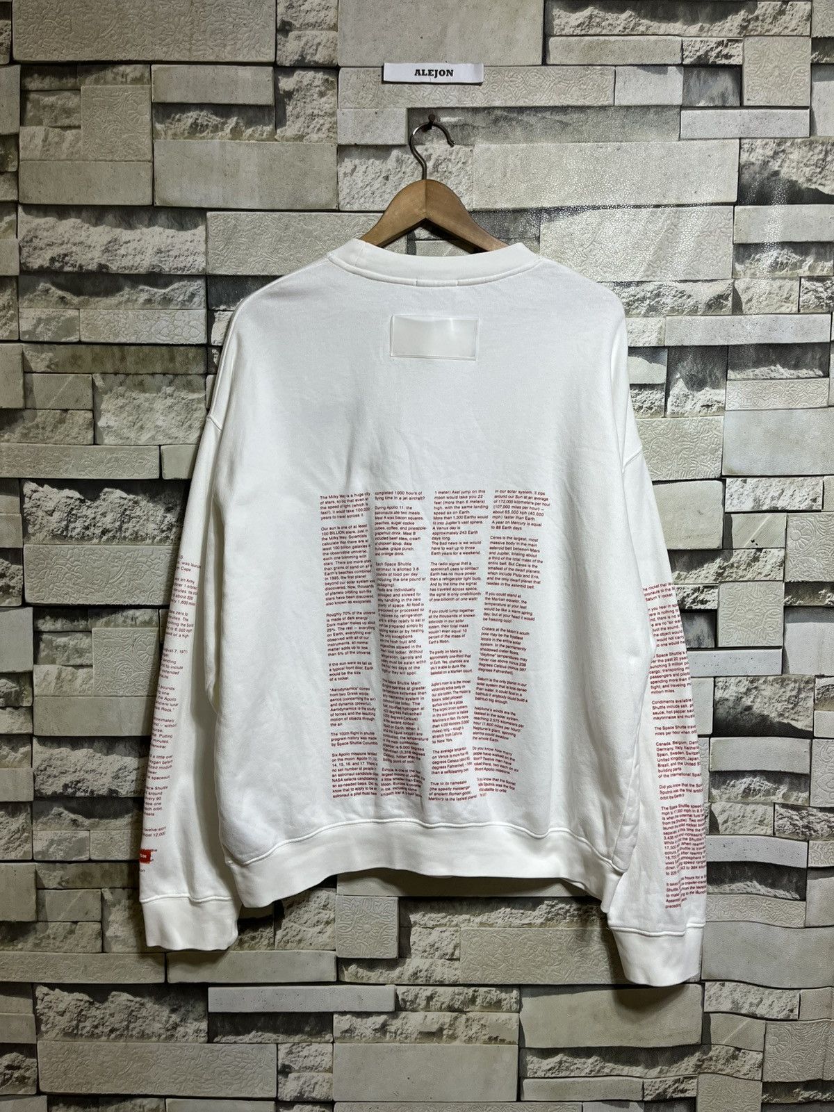 Heron Preston HERON PRESTON NASA PRINTED SWEATSHIRT Size US M / EU 48-50 / 2 - 13 Thumbnail