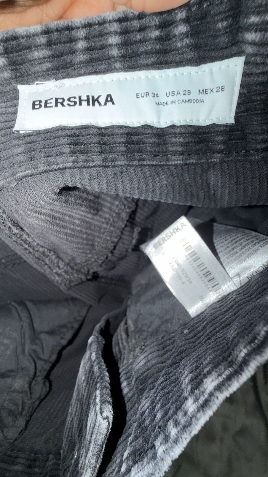 Bershka Super Baggy Corduroy Pants Size US 28 / EU 44 - 3 Thumbnail