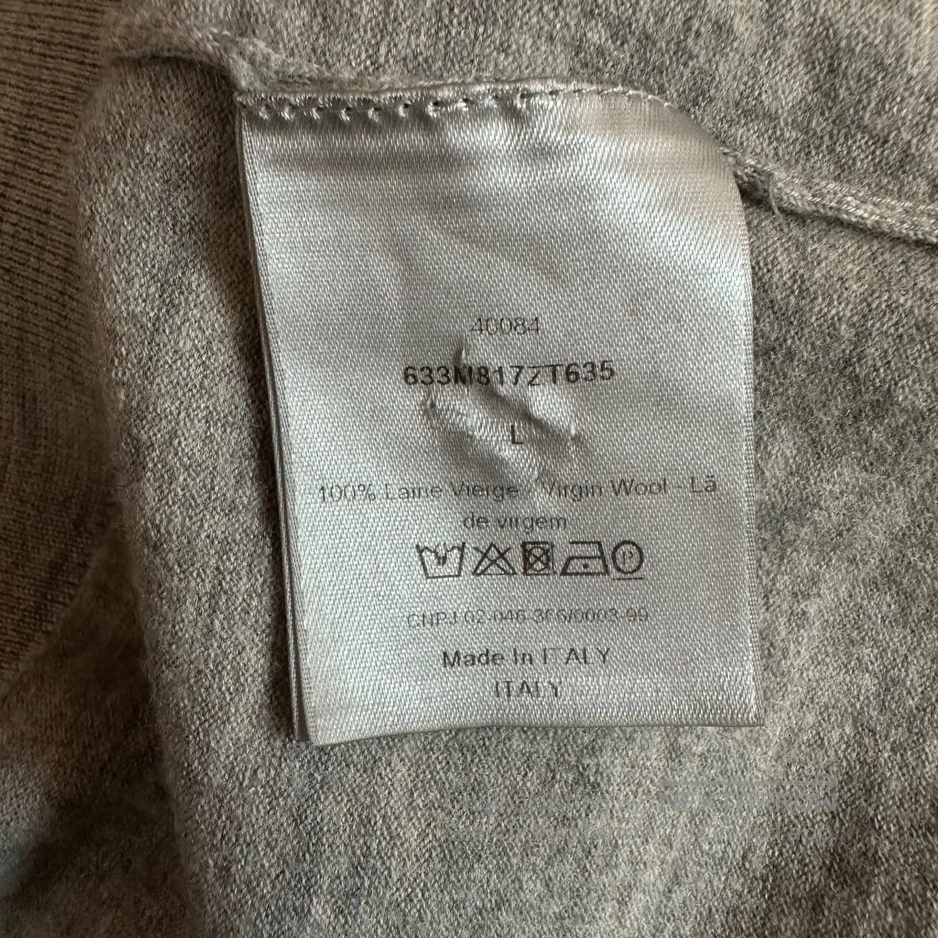 dior color-block wool short sleeve polo.