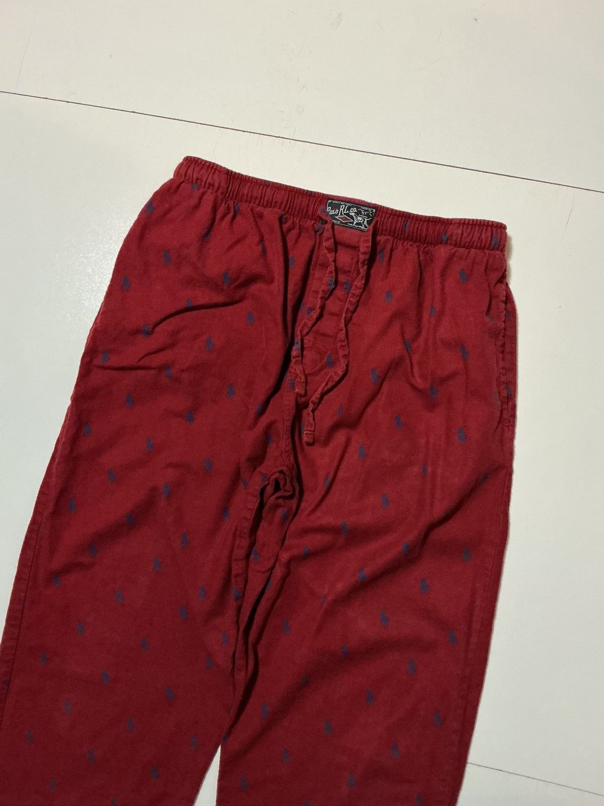 Polo Ralph Lauren Polo Ralph Lauren Dry Goods Pony Player Logo Pajama Pants Size US 34 / EU 50 - 5 Thumbnail