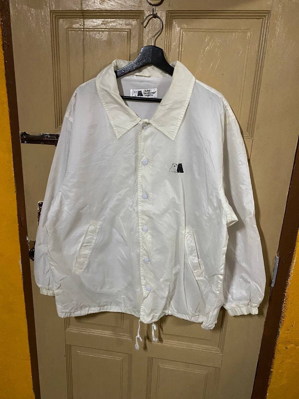 Vintage Vintage 90s Silvia & Silvester Nylon Coach Jacket Size US L / EU 52-54 / 3 - 4 Thumbnail