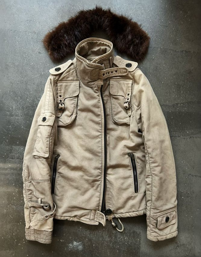 Share Spirit Homme Share Spirit Lab-Fur Collar Padded Jacket Size US XS / EU 42 / 0 - 2 Thumbnail