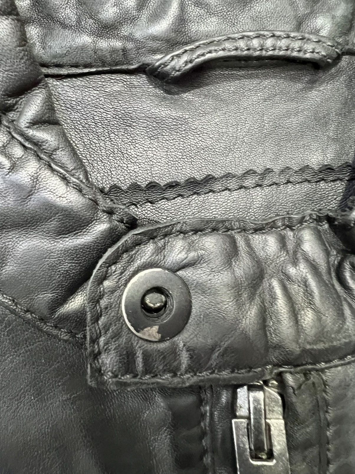 Diesel Diesel leather jacket size L Size US L / EU 52-54 / 3 - 8 Thumbnail