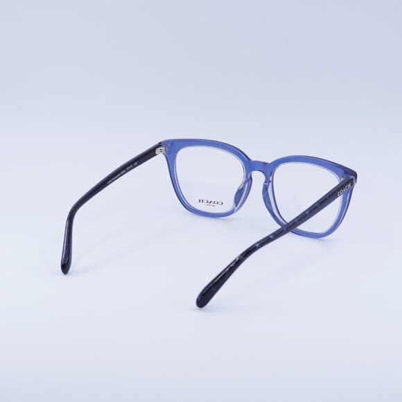 Coach Coach HC6222F 5787 Eyeglasses Blue 53mm Square Frame Size ONE SIZE - 4 Thumbnail