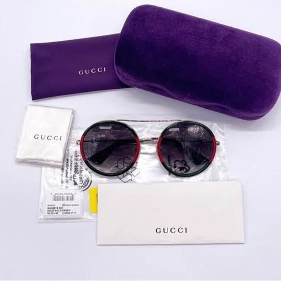 Gucci NEW GUCCI GG0061S 003 OVERSIZED ROUND WOMEN’S SUNGLASSES GUC Size ONE SIZE - 11 Thumbnail
